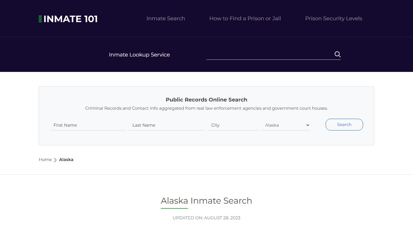 Alaska Inmate Search – Alaska Department of Corrections Offender Lookup